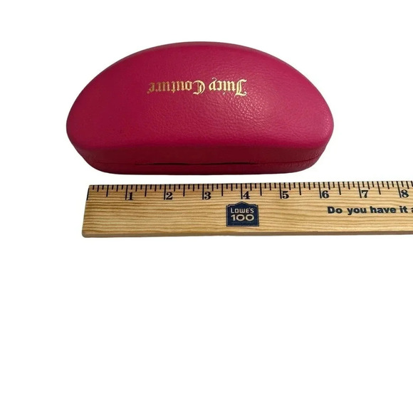 Juicy Couture Eye Sunglass Hard Case Pink Box  Y2K - Picture 2 of 6